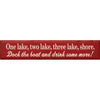 Lakeside Cheers Wooden Wall Art