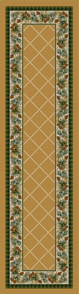 Evergreen Light Maize Rug - 2 x 8