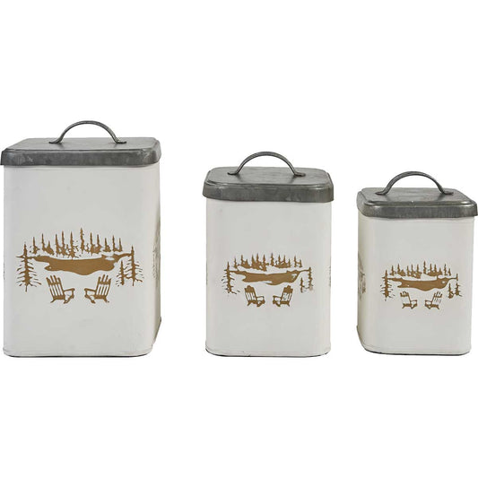 Adirondack Woods Canisters - Set of 3