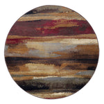 Rustic Landscape Rug - 8 Ft. Round