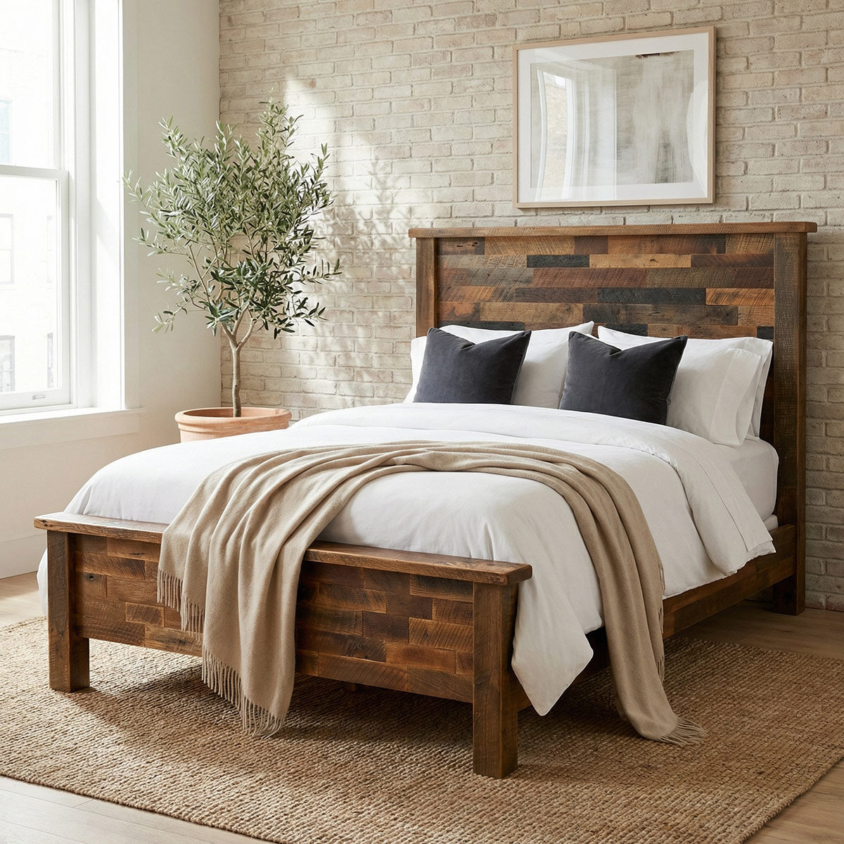 Barnwood Americana Bed - Queen