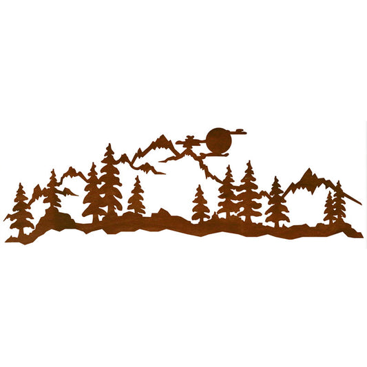 Moonrise Mountain Wall Art - 57 Inch