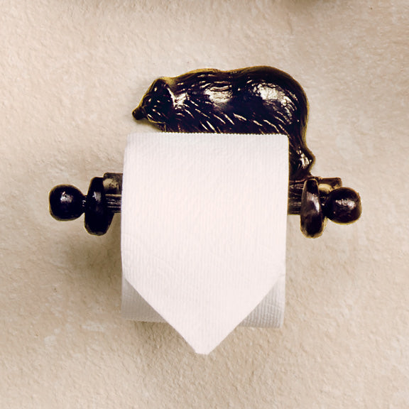 Kodiak Bear Cast Toilet Tissue Holder - OUT OF STOCK UNTIL 09/17/2026