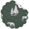 Pine Woods Wilderness Round Placemats - Set of 6