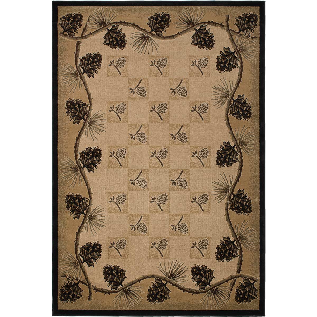 Pinecone Plethora Rug - 2 x 3
