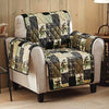 Pinecones & Chickadees Patchwork Chair Cover - CLEARANCE