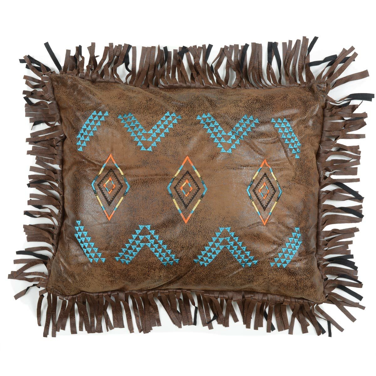 Desert Dance Embroidered Diamonds Pillow