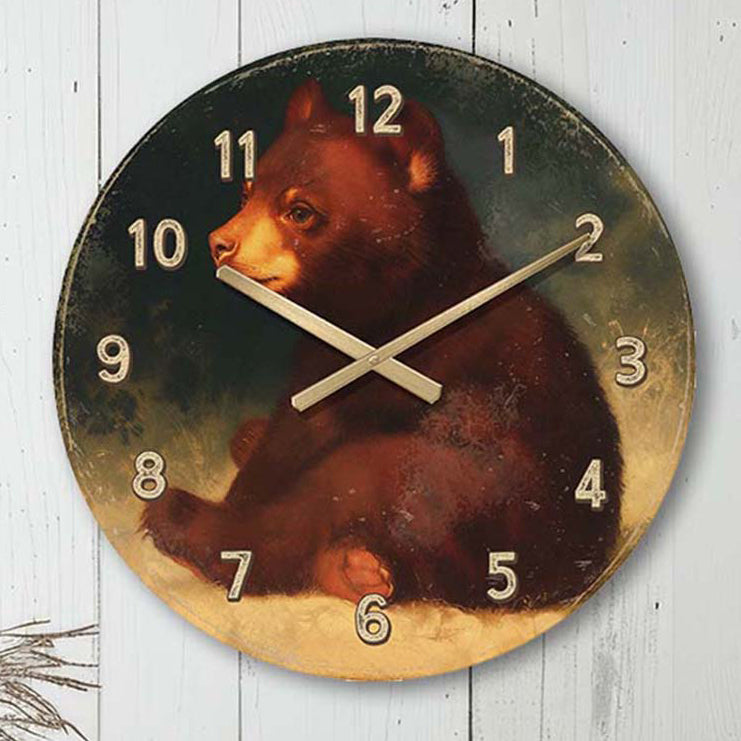 Honey Haven Bear Wall Clock