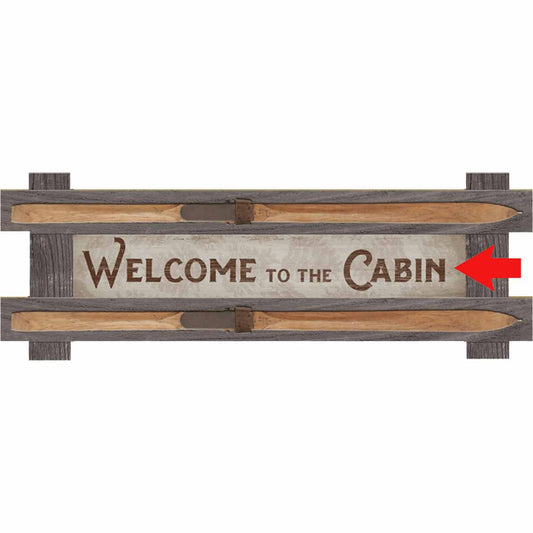 Cabin Personalized Wood Sign - Light Background