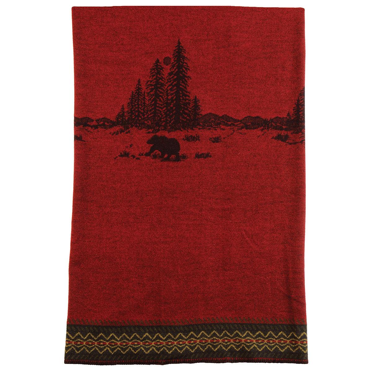 Wooded River Bear 5 Throw