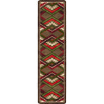 Infinite Gulch Tobacco Rug - 2 x 8
