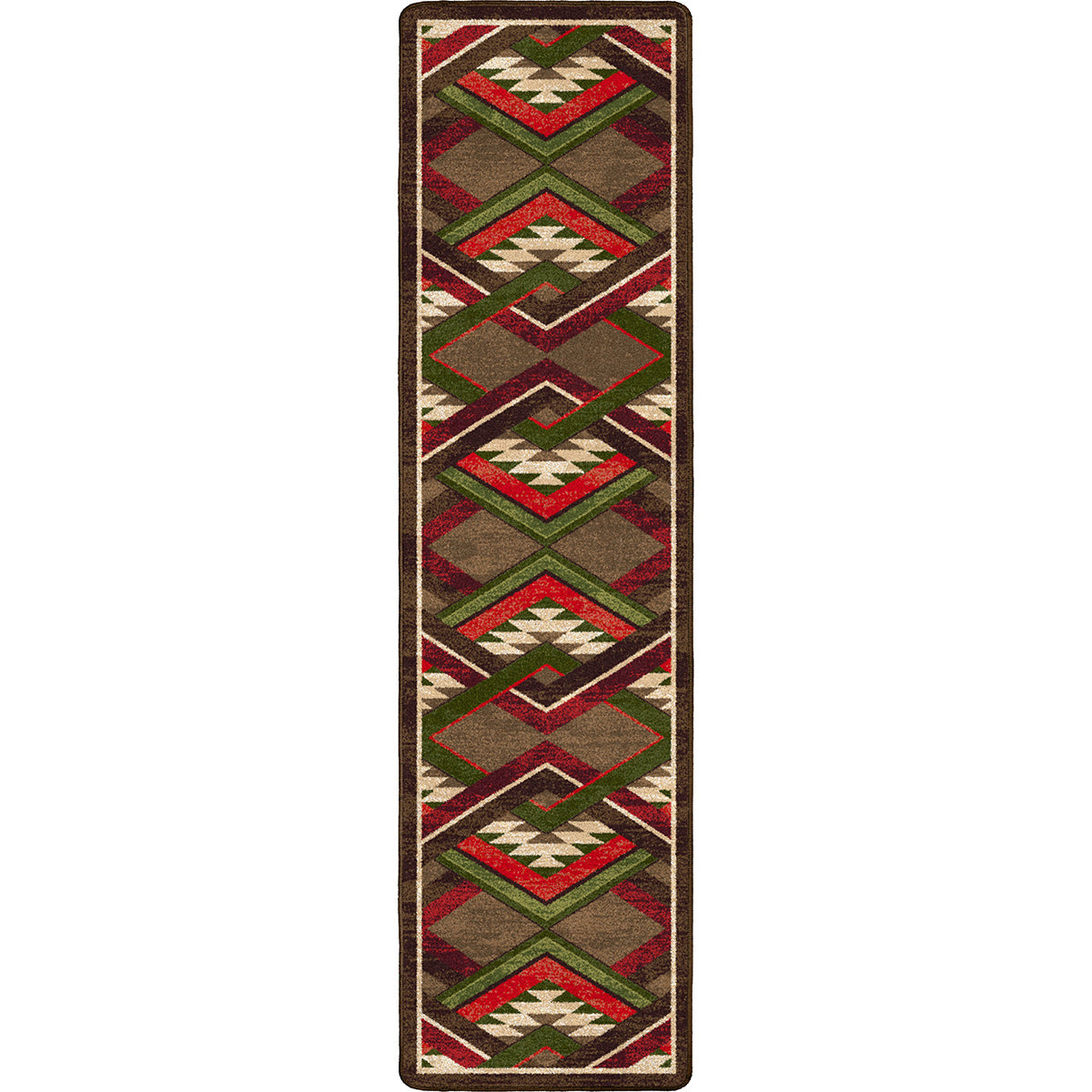 Infinite Gulch Tobacco Rug - 2 x 8