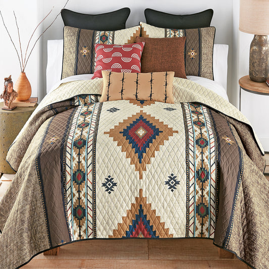 Las Cruces Canyon Quilt Bed Set - Queen - CLEARANCE
