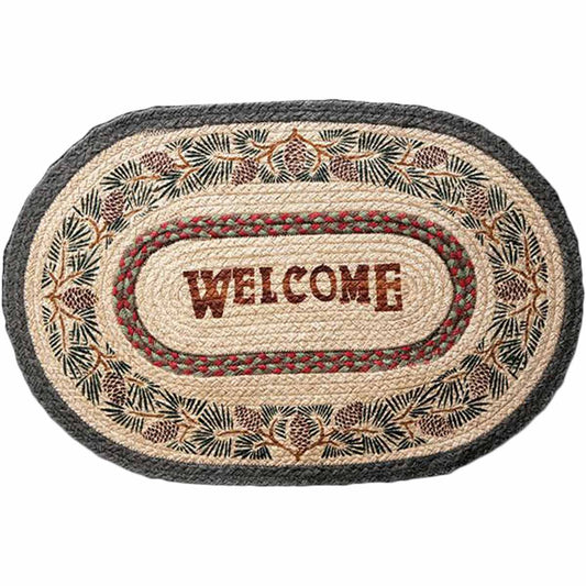 Pine Forest Welcome Rug