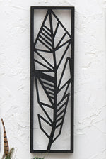 Abstract Feather Wood Wall Art - 1 - CLEARANCE