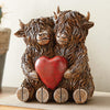 Highland Cow Love Duo Sculpture- SALE