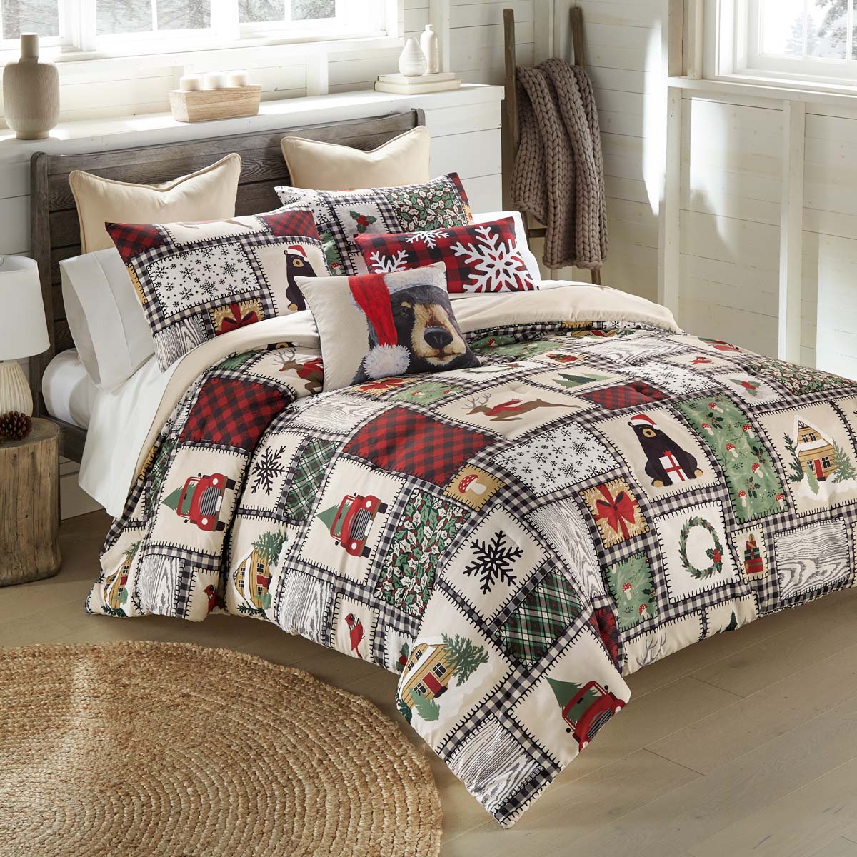 Holiday Cabin Comforter Set - Queen