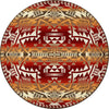 Teton Spirit Bonfire Rug - 8 Ft. Round