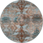 Southwest Blue Haze Rug - 8 Ft. Round