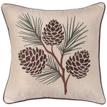 North Woods Pine Bough Pillow - OUT OF STOCK UNTIL 08/31/2026
