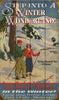 Winter Wonderland Ski Sign