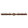Sun Burst Concho 6 Hook Coat Rack