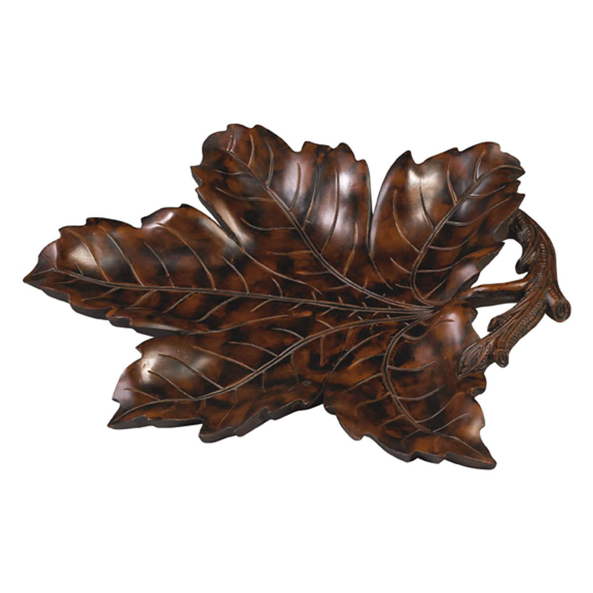 Large Leaf Tray - Burlwood