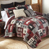 Bear Lodge Collage Quilt Bed Set - Queen- SALE