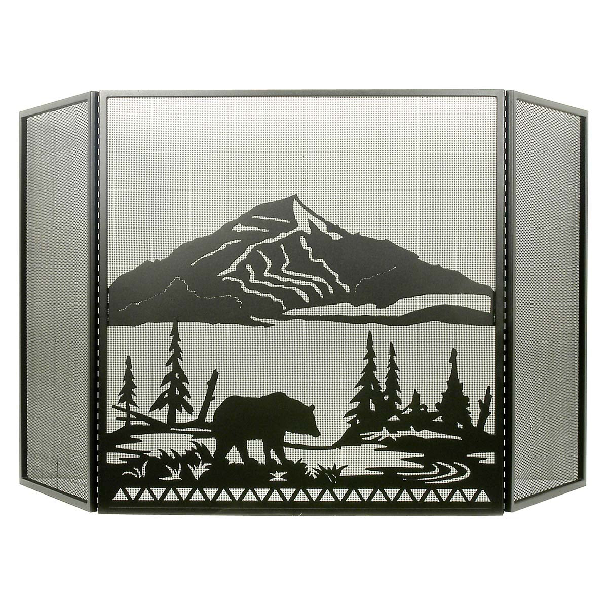 Bear Mountain Fireplace Screen