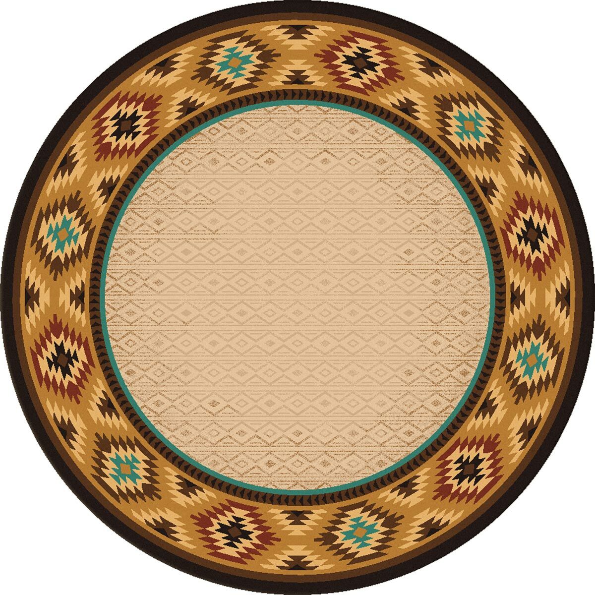 Desert Wave Rug - 8 Ft. Round