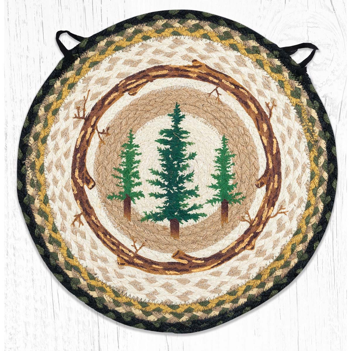 Forest Pines Chair Pads - Set of 2