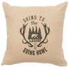 Natural Going to the Woods Pillow