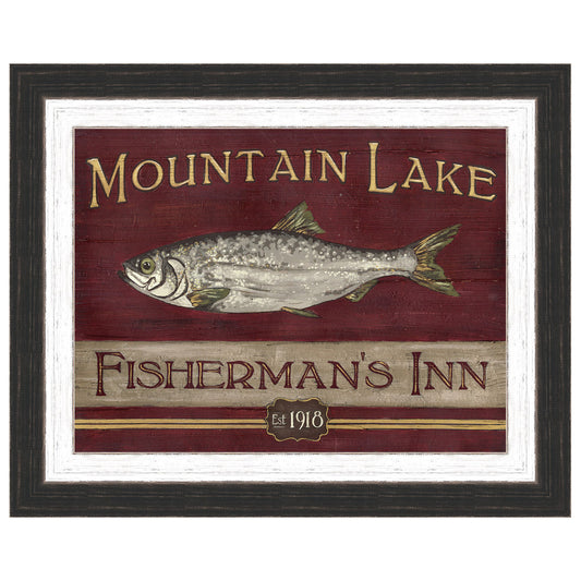 Lodge Sign II Framed Print