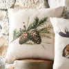 Evergreen Pinecone Outdoor Pillow