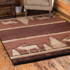 Elk Charred Wood Rug - 8 x 11