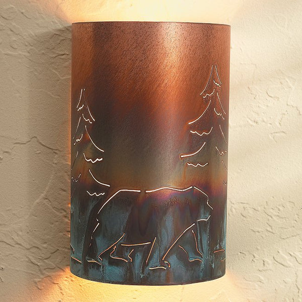 Copper Bear Sconce