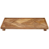 Natural Herringbone Serving Board