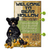 Welcome to Bear Hollow Personalized Sign - 23 x 39