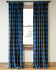 Blue Buffalo Check Drapes