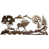Mountain Elk Burnished Wall Art