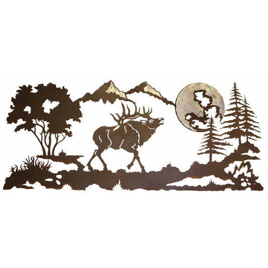 Mountain Elk Burnished Wall Art