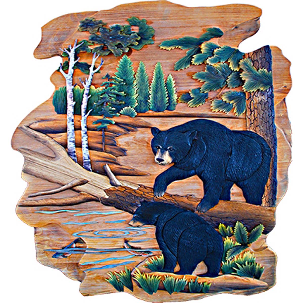 Bears Went Fishing Wall Art - OUT OF STOCK UNTIL 08/19/2026