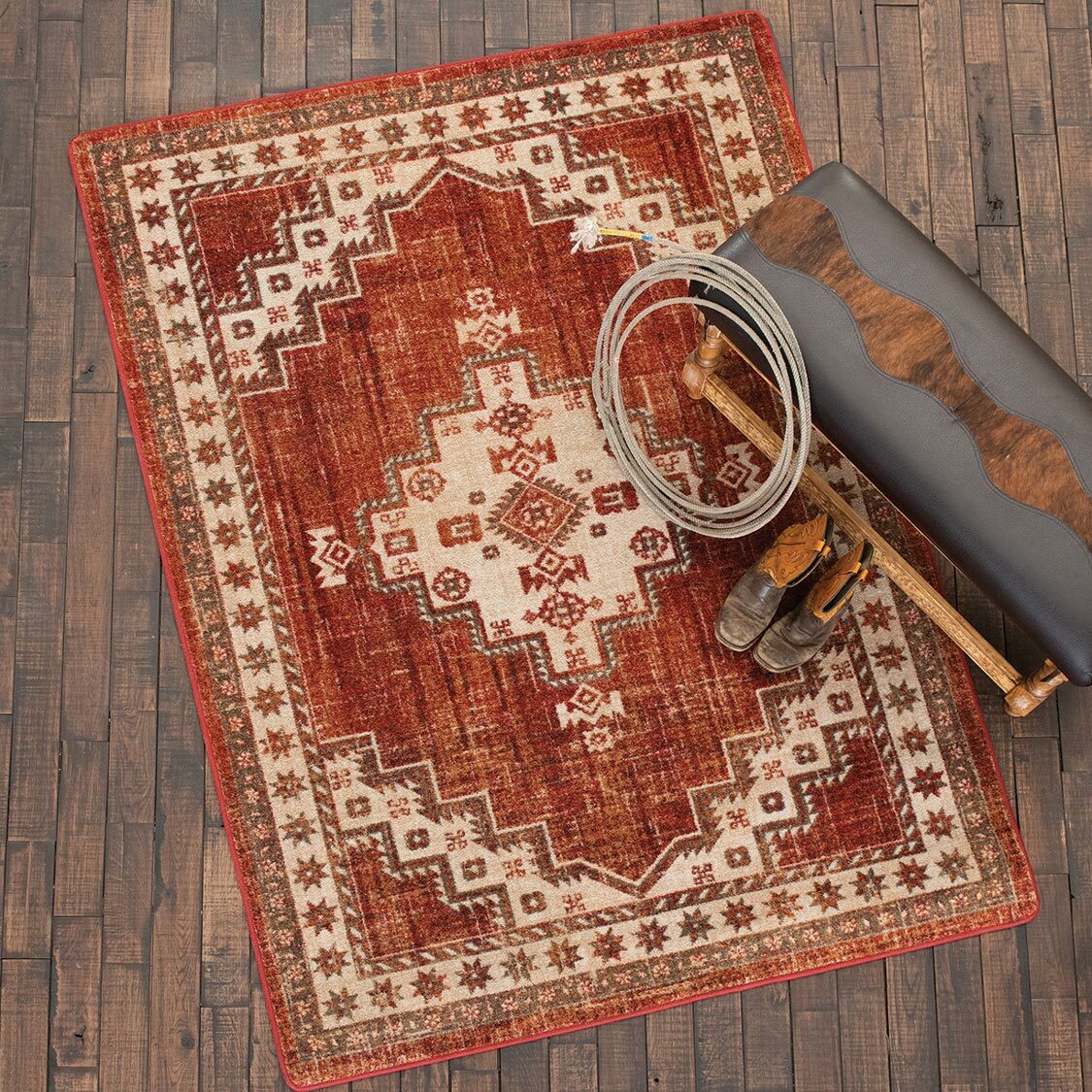 Sedona Nights Red Rock Rug - 3 x 4