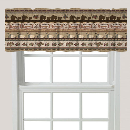 Lake Stripes Valance