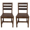 Lakeshore Walnut Dining Chairs - Set of 2
