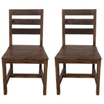 Lakeshore Walnut Dining Chairs - Set of 2