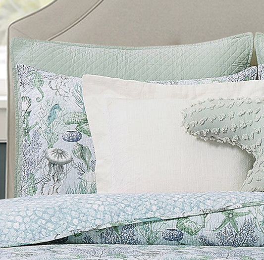 Sea Glass Euro Sham - OVERSTOCK