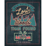 Rather Be Lost Personalized Stretched Canvas - Large