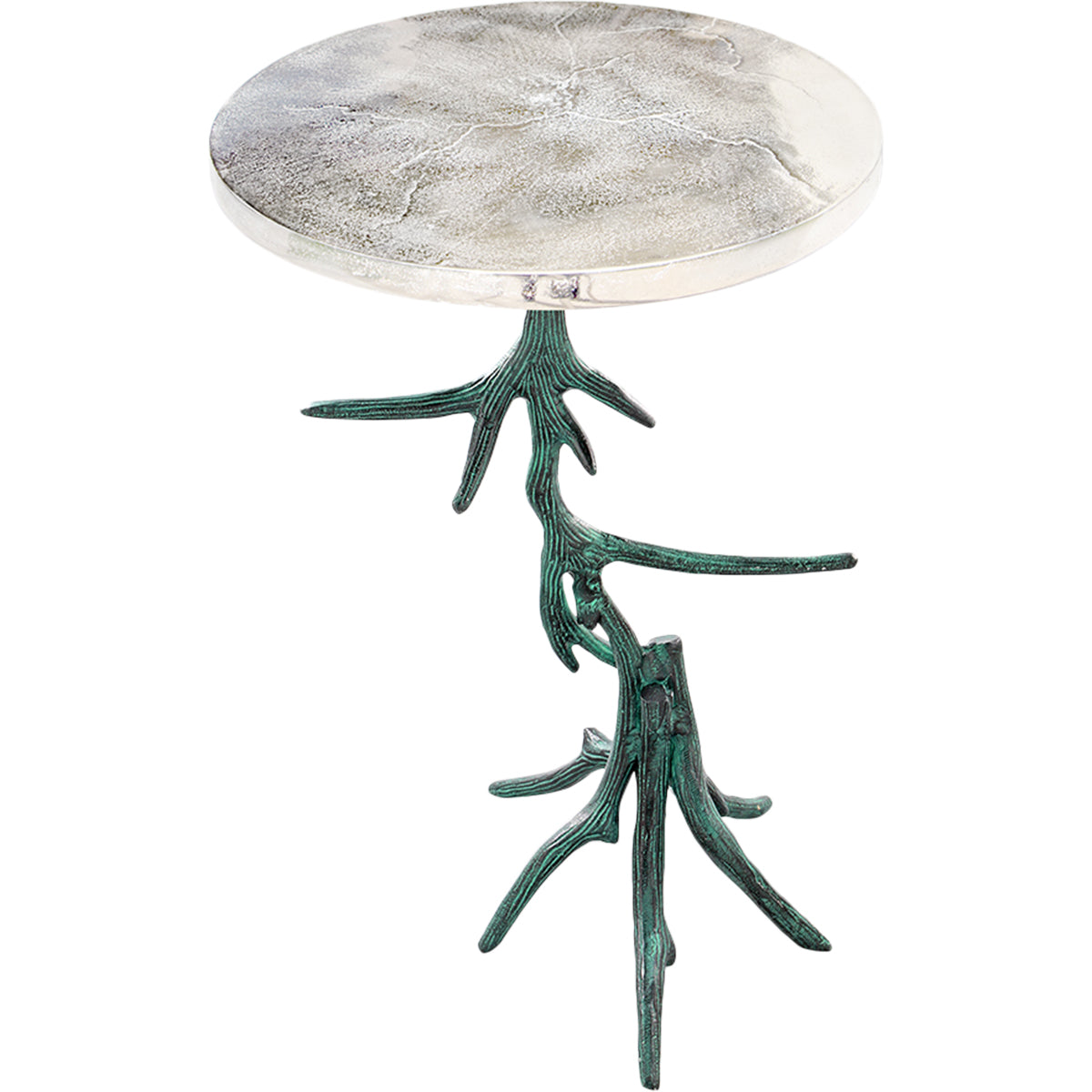 Faux Antler End Table