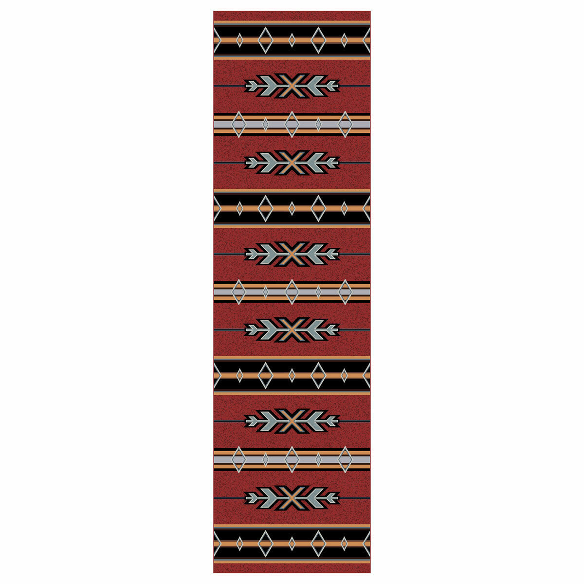 Tribal Fire Rug - 2 x 8